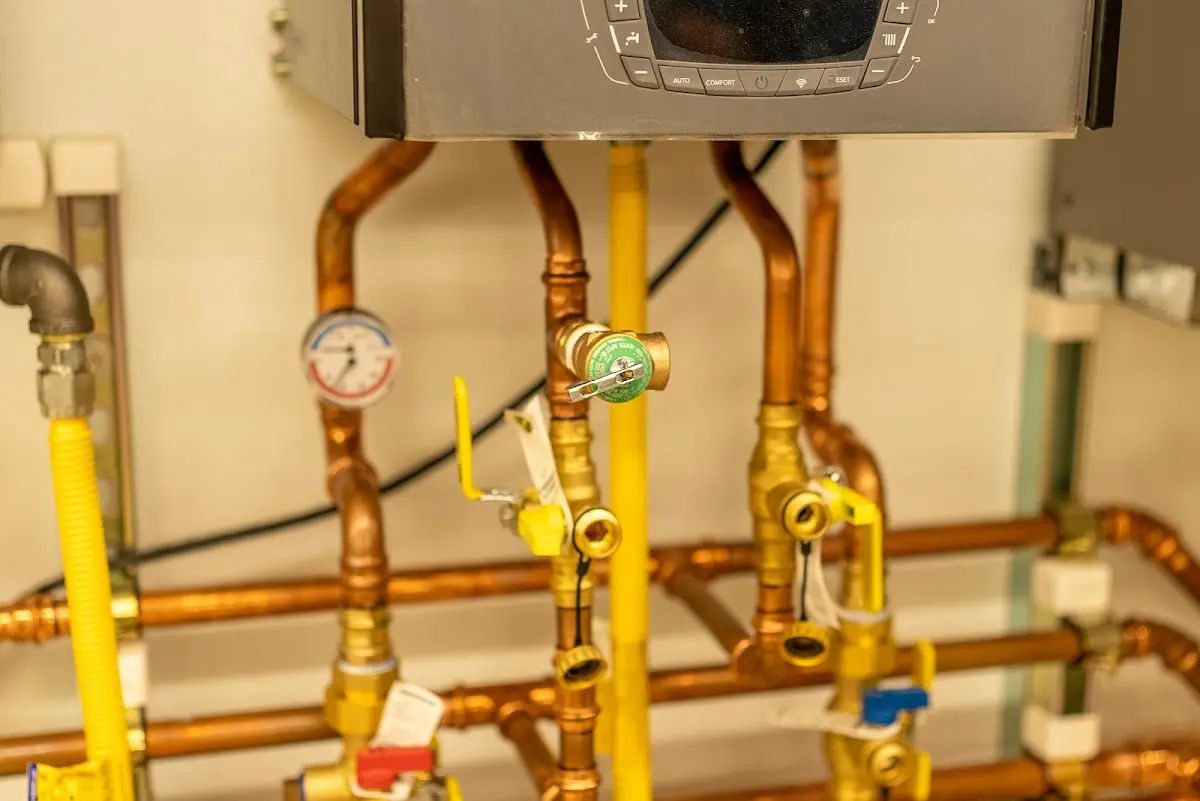 Licensed technician providing Water Heater Installation for a homeowner in Sykesville